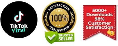 TikTok Viral · 100% Satisfaction Guaranteed · 5000+ Downloads, 98% Customer Satisfaction